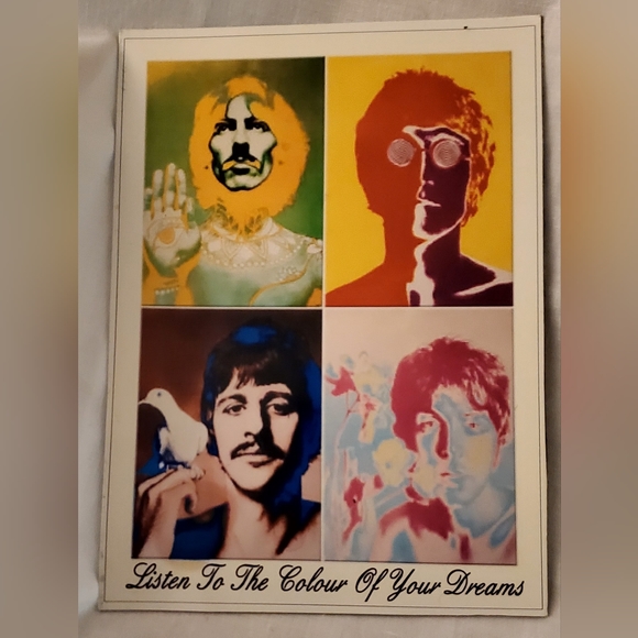Beatles Collector Edition Magnet Psychedelic by Richard Avedon 5.5" x 4" - Picture 3 of 3